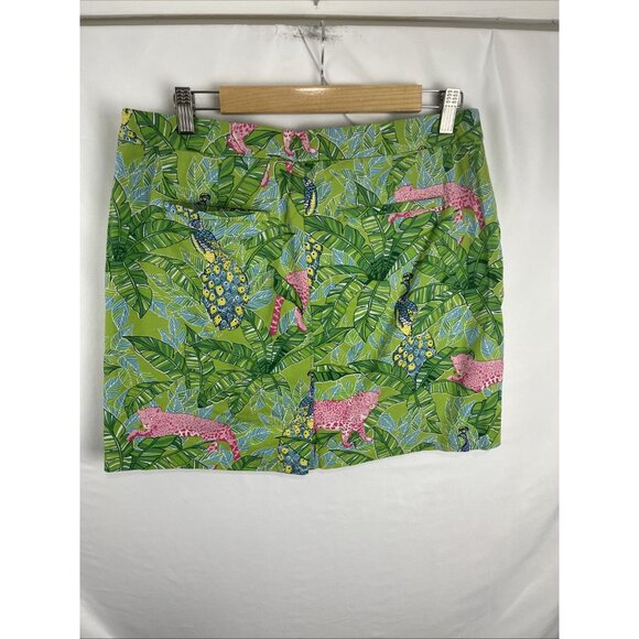 Polo Golf Ralph Lauren Green Jungle Skort Womens Size 8 - Picture 7 of 13